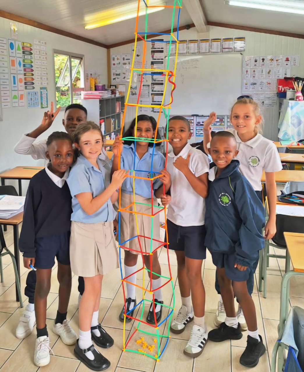 Oak Hill learners building together