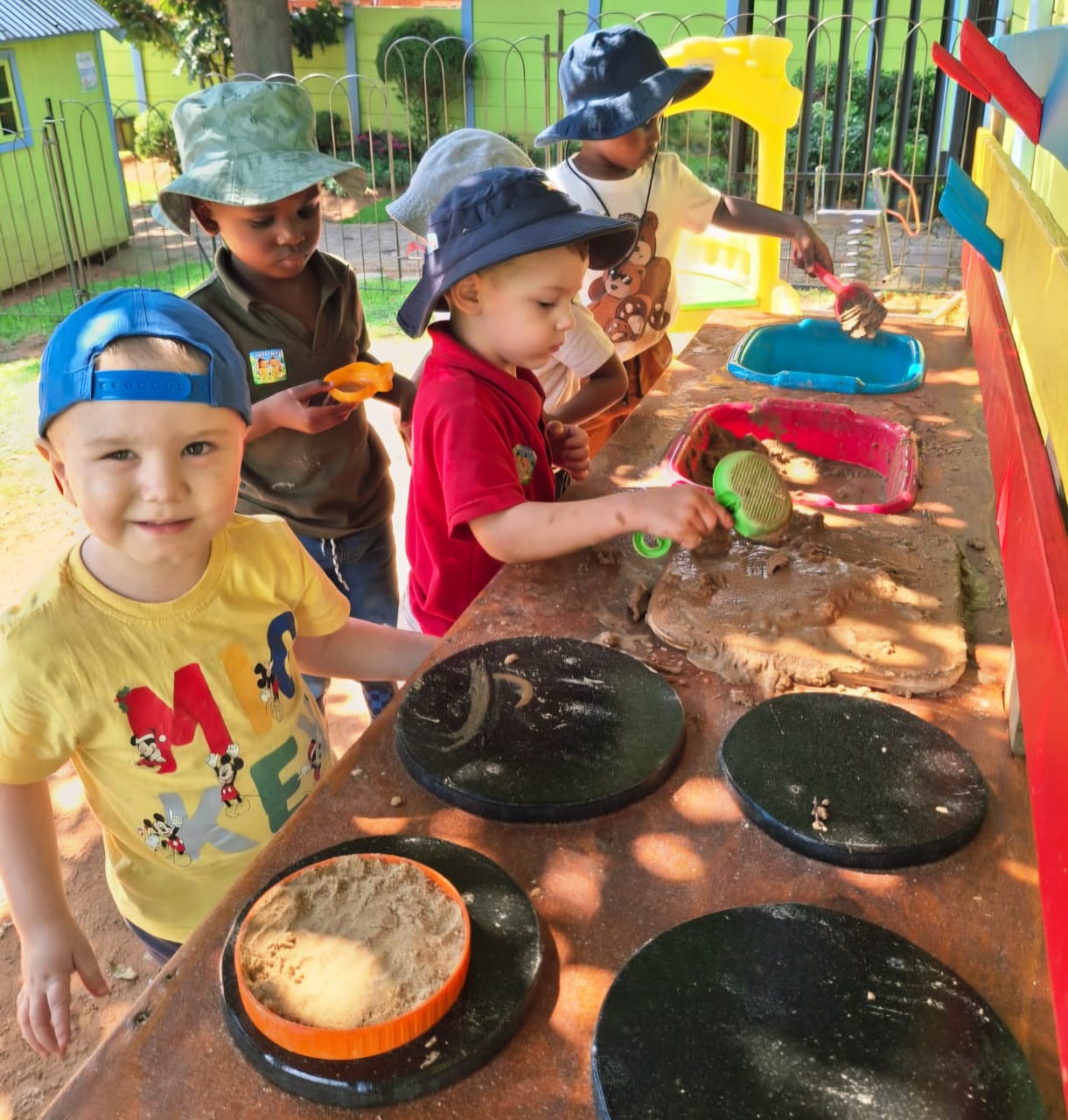 Little Bean outdoor sand play